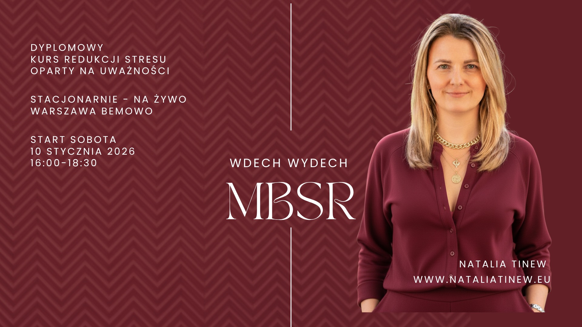 Kurs MBSR - Natalia Tinew